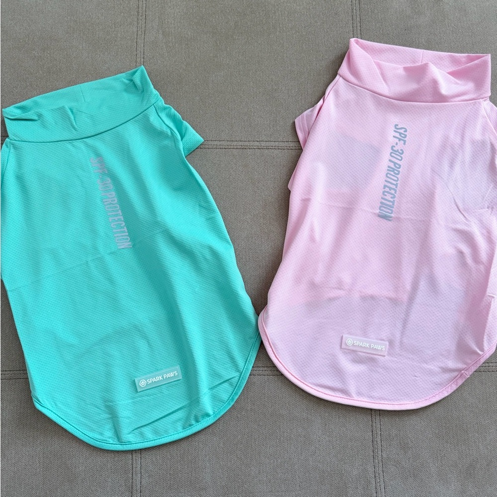 SPARK PAWS Dog Cooling Vest - Pink & Green